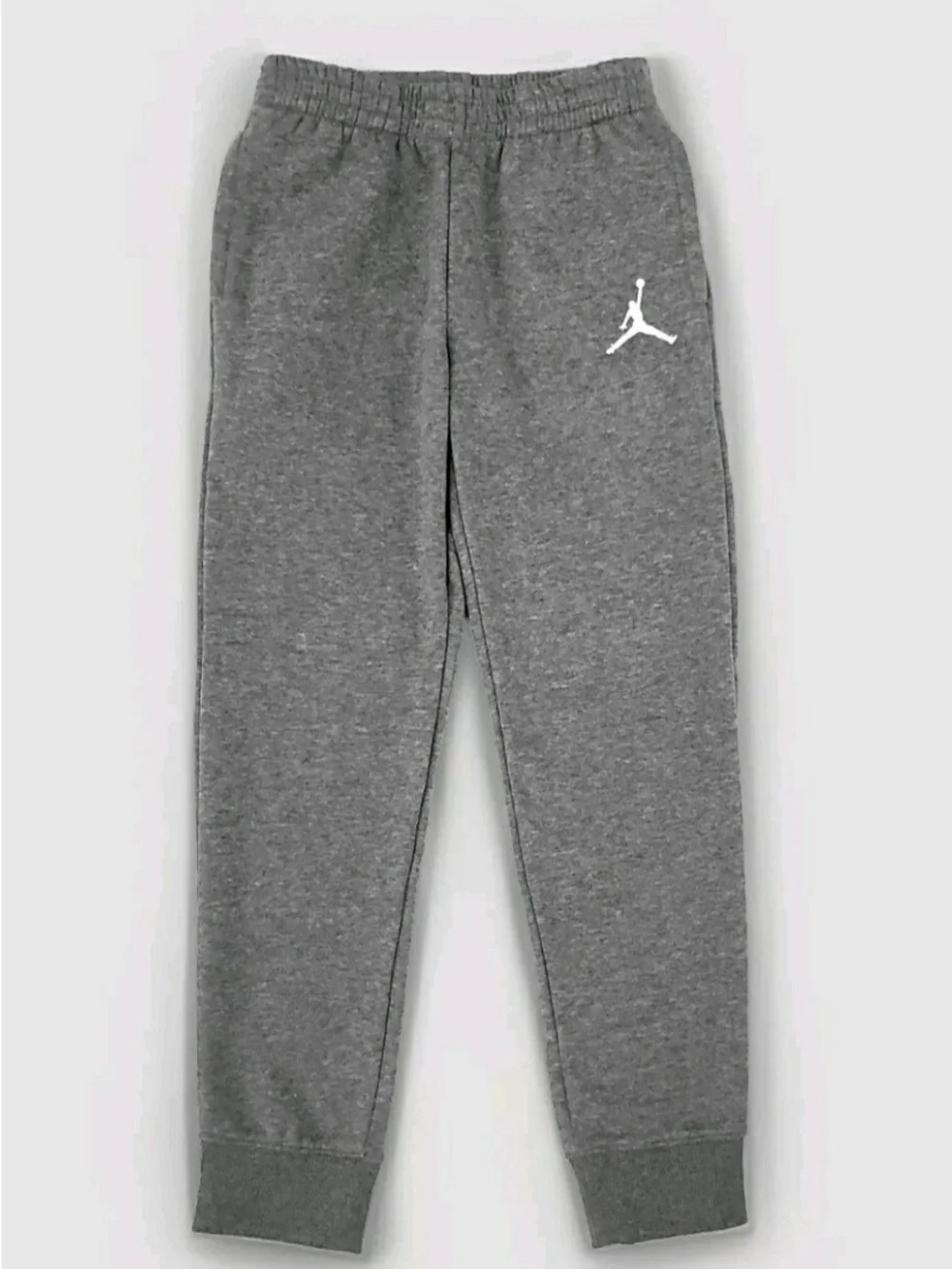 Air Jordan Nike Boys Gray High Rise Jogger Sweatpants